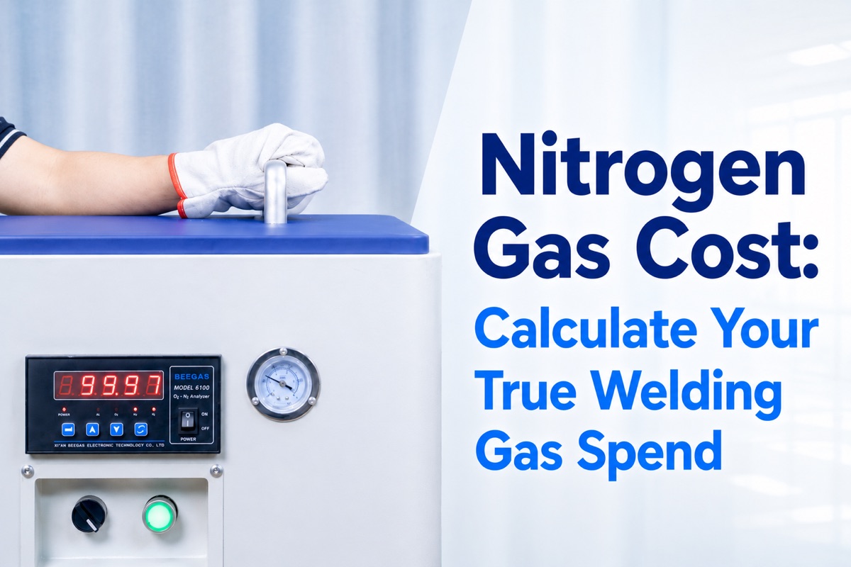 Nitrogen generator cover image for calculating true welding gas spend
